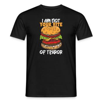 Horror Burgers Fast Food Halloween Scary Food Monste - Men's T-Shirt - black - Front - AI Model Male 178 light (178cm)