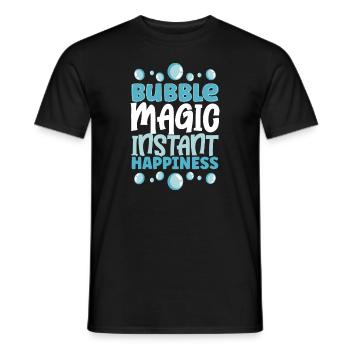 Soap Making Soap Boiler Soap Bubble Bubble - Men's T-Shirt - black - Front - AI Model Male 178 light (178cm)