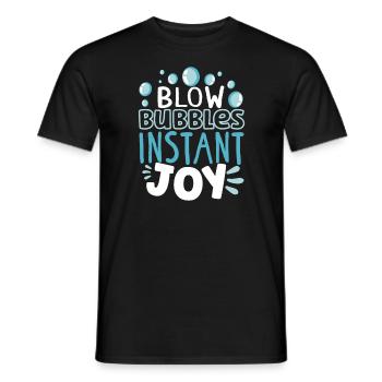 Soap Making Soap Boiler Soap Bubble Bubble - Men's T-Shirt - black - Front - AI Model Male 178 light (178cm)