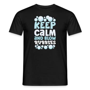 Soap Making Soap Boiler Soap Bubble Bubble - Men's T-Shirt - black - Front - AI Model Male 178 light (178cm)