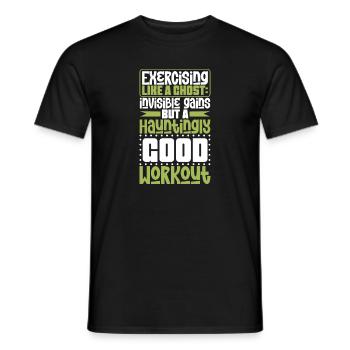 Bodybuilding Powerlifting Weightlifting Fitness - Men's T-Shirt - black - Front - AI Model Male 178 light (178cm)
