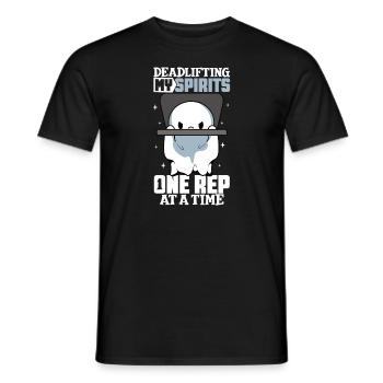 Bodybuilding Powerlifting Gewichtheben Fitness - Männer T-Shirt - Schwarz - Vorne - AI Model Male 178 light (178cm)