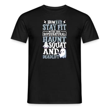 Bodybuilding Powerlifting Gewichtheben Fitness - Männer T-Shirt - Schwarz - Vorne - AI Model Male 178 light (178cm)