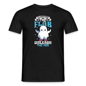 Bodybuilding Powerlifting Weightlifting Fitness - Men's T-Shirt - black - Front - AI Model Male 178 light (178cm)