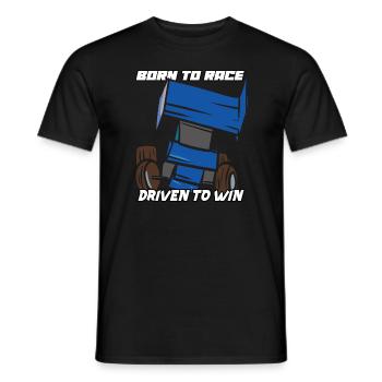 Sprint Car Mom Dirt Track Racing Renntag - Männer T-Shirt - Schwarz - Vorne - AI Model Male 178 light (178cm)