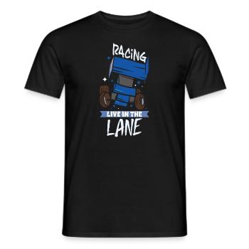Sprint Car Mom Dirt Track Racing Renntag - Männer T-Shirt - Schwarz - Vorne - AI Model Male 178 light (178cm)