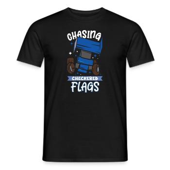 Sprint Car Mom Dirt Track Racing Renntag - Männer T-Shirt - Schwarz - Vorne - AI Model Male 178 light (178cm)