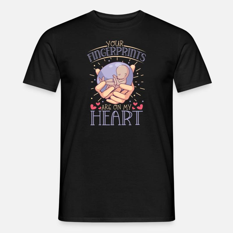 Säuglingsverlust, Fehlgeburt, Bewusstsein, - Männer T-Shirt - Schwarz