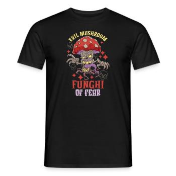 Horreur Halloween Mushroom Pick Mushroom Farm - T-shirt homme - noir - Devant - AI Model Male 178 light (178cm)