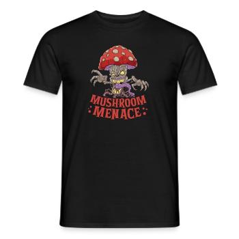 Horreur Halloween Mushroom Pick Mushroom Farm - T-shirt homme - noir - Devant - AI Model Male 178 light (178cm)