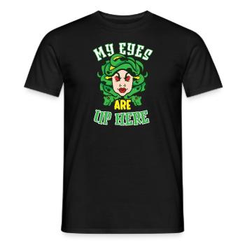 Méduse Mythologie grecque Créature mythique Gorgone - T-shirt homme - noir - Devant - AI Model Male 178 light (178cm)