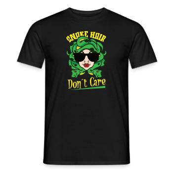 Méduse Mythologie grecque Créature mythique Gorgone - T-shirt homme - noir - Devant - AI Model Male 178 light (178cm)