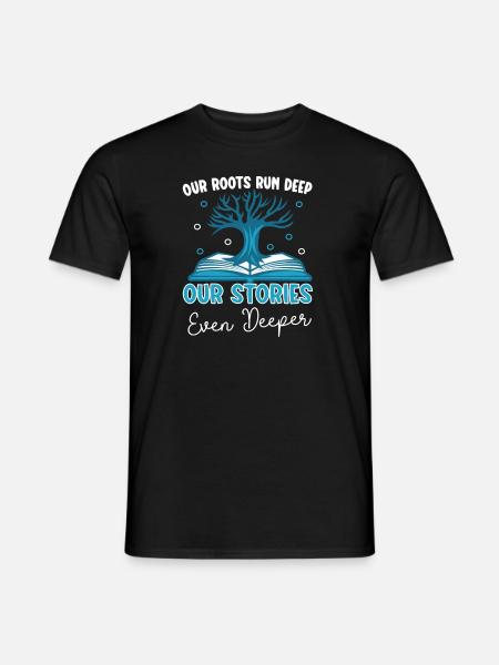 Stammbaum Familienhistoriker Genealogie Genealoge - Männer T-Shirt - Schwarz