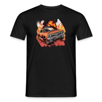 Demo Derby Demolition Derby Demolition Derby - Men's T-Shirt - black - Front - AI Model Male 178 light (178cm)