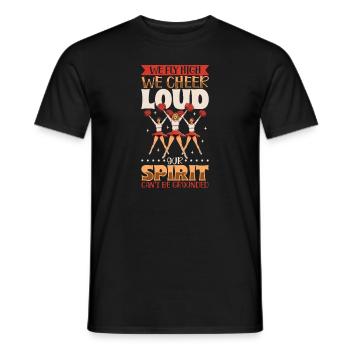 Tenue de pom-pom girl - T-shirt homme - noir - Devant - AI Model Male 178 light (178cm)