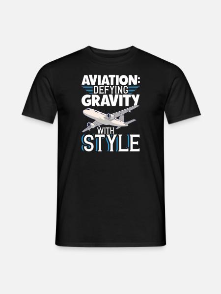 Pilote Aviation Avion Compagnie aérienne Futurs pilotes - T-shirt homme - noir