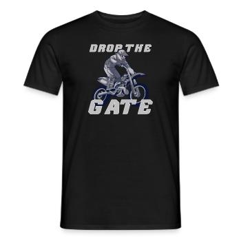 Dirt Bike Dirt Bike Riding Motocross Dirt Biking - T-shirt homme - noir - Devant - AI Model Male 178 light (178cm)