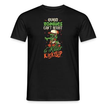 Horror Skateboarder Halloween Skateboard Cadeau - T-shirt homme - noir - Devant - AI Model Male 178 light (178cm)