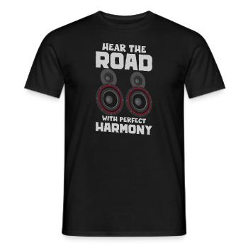 AUDIOPROTHÉSISTE / AUTORADIO : Faites fonctionner votre système - T-shirt homme - noir - Devant - AI Model Male 178 light (178cm)