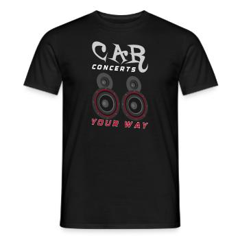 AUDIOPROTHÉSISTE / AUTORADIO : Faites fonctionner votre système - T-shirt homme - noir - Devant - AI Model Male 178 light (178cm)