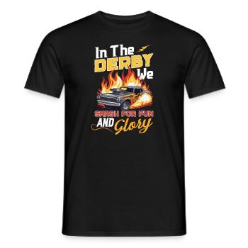Demo Derby Demolition Derby Demolition Derby - Men's T-Shirt - black - Front - AI Model Male 178 light (178cm)