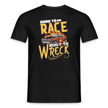 Demo Derby Demolition Derby Demolition Derby - Men's T-Shirt - black - Front - AI Model Male 178 light (178cm)