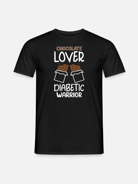 Type 1 diabetes Funny - Men's T-Shirt - black