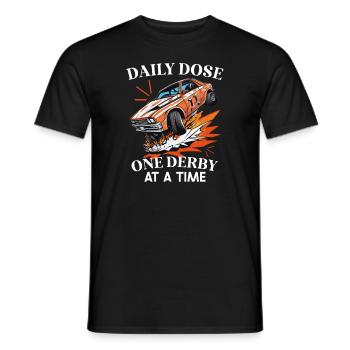 Demo Derby Demolition Derby Demolition Derby - Men's T-Shirt - black - Front - AI Model Male 178 light (178cm)