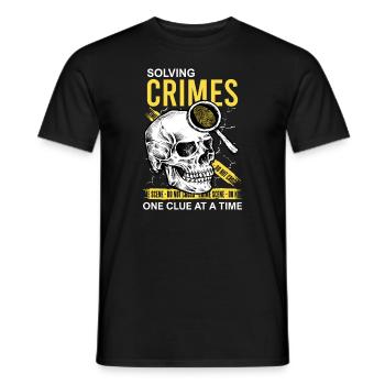 Pathologe, Forensik-experte, Tatortanalytiker - Männer T-Shirt - Schwarz - Vorne - AI Model Male 178 light (178cm)