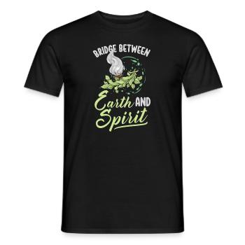Smudge Sage Feder Spirituelle Hexerei Meditieren - Männer T-Shirt - Schwarz - Vorne - AI Model Male 178 light (178cm)