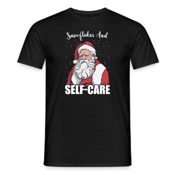 Mental Health Christmas Anti-Christmas - Men's T-Shirt - black - Front - AI Model Male 178 light (178cm)