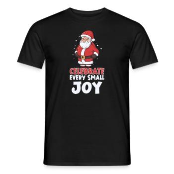 Mental Health Christmas Anti-Christmas - Men's T-Shirt - black - Front - AI Model Male 178 light (178cm)