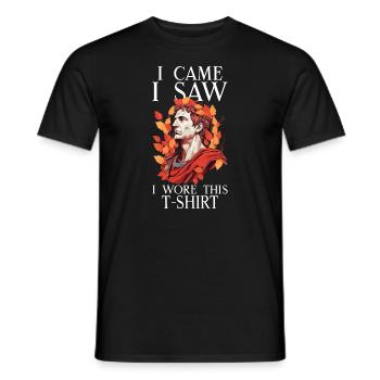 Julius Caesar Roman History Roman Empire - Men's T-Shirt - black - Front - AI Model Male 178 light (178cm)