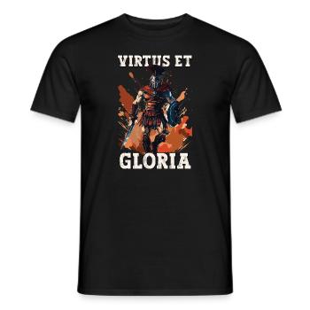 Jules César Histoire romaine Empire romain - T-shirt homme - noir - Devant - AI Model Male 178 light (178cm)
