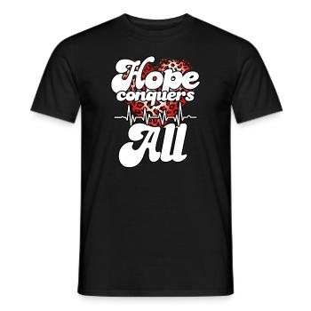 Gesunder Herzschlag Februar-herzbewusstsein - Männer T-Shirt - Schwarz - Vorne - AI Model Male 178 light (178cm)