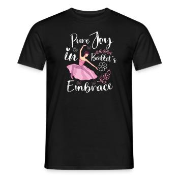 Ballett Ballerina Tanz Tänzerin Tanz Ballett - Männer T-Shirt - Schwarz - Vorne - AI Model Male 178 light (178cm)
