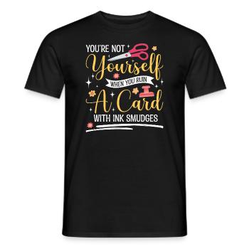 Cardmaker Scrapbooking Card Making Kits For - Men's T-Shirt - black - Front - AI Model Male 178 light (178cm)