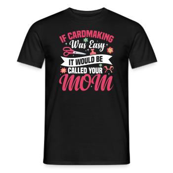 Cardmaker Scrapbooking Card Making Kits For - Men's T-Shirt - black - Front - AI Model Male 178 light (178cm)