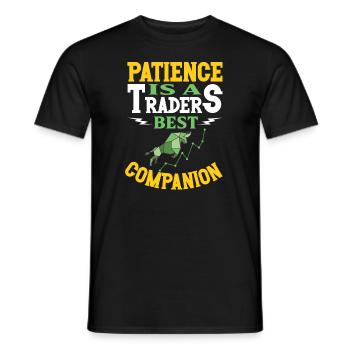 Stock Traders, Forex Traders, Investor Trading - Men's T-Shirt - black - Front - AI Model Male 178 light (178cm)