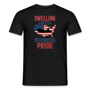Submariner Submarines Veteran Proud Mom - Männer T-Shirt - Schwarz - Vorne - AI Model Male 178 light (178cm)
