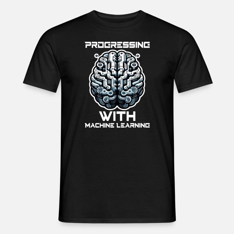 Artificial intelligence, machine learning, data - Men's T-Shirt - black