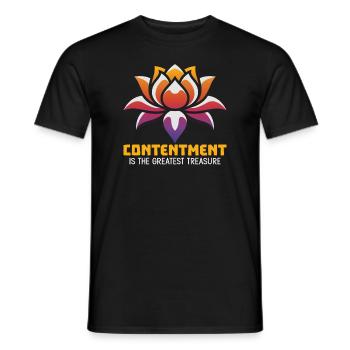 Yoga Mindfulness Practic Meditation Manifestation - Männer T-Shirt - Schwarz - Vorne - AI Model Male 178 light (178cm)