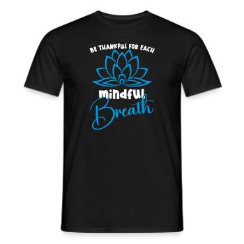 Yoga Mindfulness Practic Meditation Manifestation - Männer T-Shirt - Schwarz - Vorne - AI Model Male 178 light (178cm)