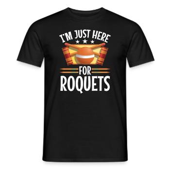 Croquet Mallet Croquet Club Croquet Player Croquet - Men's T-Shirt - black - Front - AI Model Male 178 light (178cm)