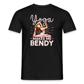Yoga Mindfulness Practic Meditation Manifestation - Männer T-Shirt - Schwarz - Vorne - AI Model Male 178 light (178cm)