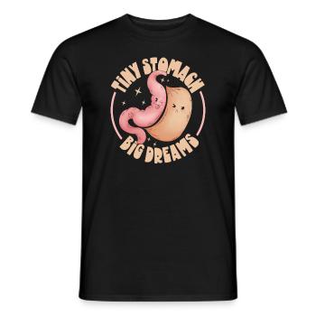 Schlauchmagen Schlauchmagenchirurgie Gastrektomie - Männer T-Shirt - Schwarz - Vorne - AI Model Male 178 light (178cm)