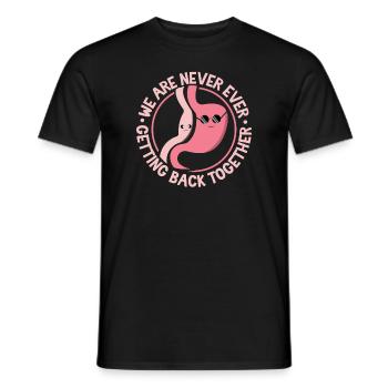 Schlauchmagen Schlauchmagenchirurgie Gastrektomie - Männer T-Shirt - Schwarz - Vorne - AI Model Male 178 light (178cm)