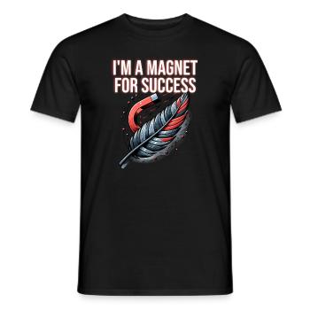 Yoga Mindfulness Practic Meditation Manifestation - Men's T-Shirt - black - Front - AI Model Male 178 light (178cm)