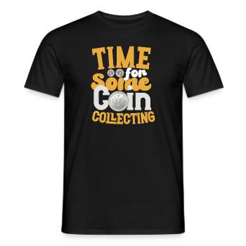 Collection de pièces de monnaie amusante pour les collectionneurs de pièces de monnaie et - T-shirt homme - noir - Devant - AI Model Male 178 light (178cm)