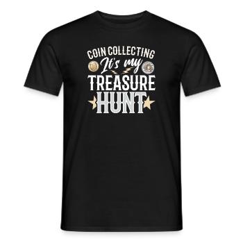 Collection de pièces de monnaie amusante pour les collectionneurs de pièces de monnaie et - T-shirt homme - noir - Devant - AI Model Male 178 light (178cm)